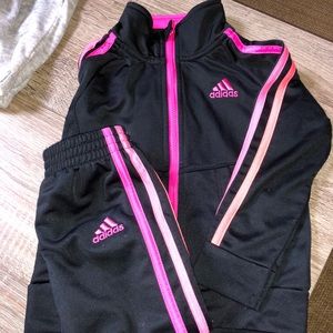 Adidas Toddler Girls Track Suit ~~ EUC ~~ Size 2T